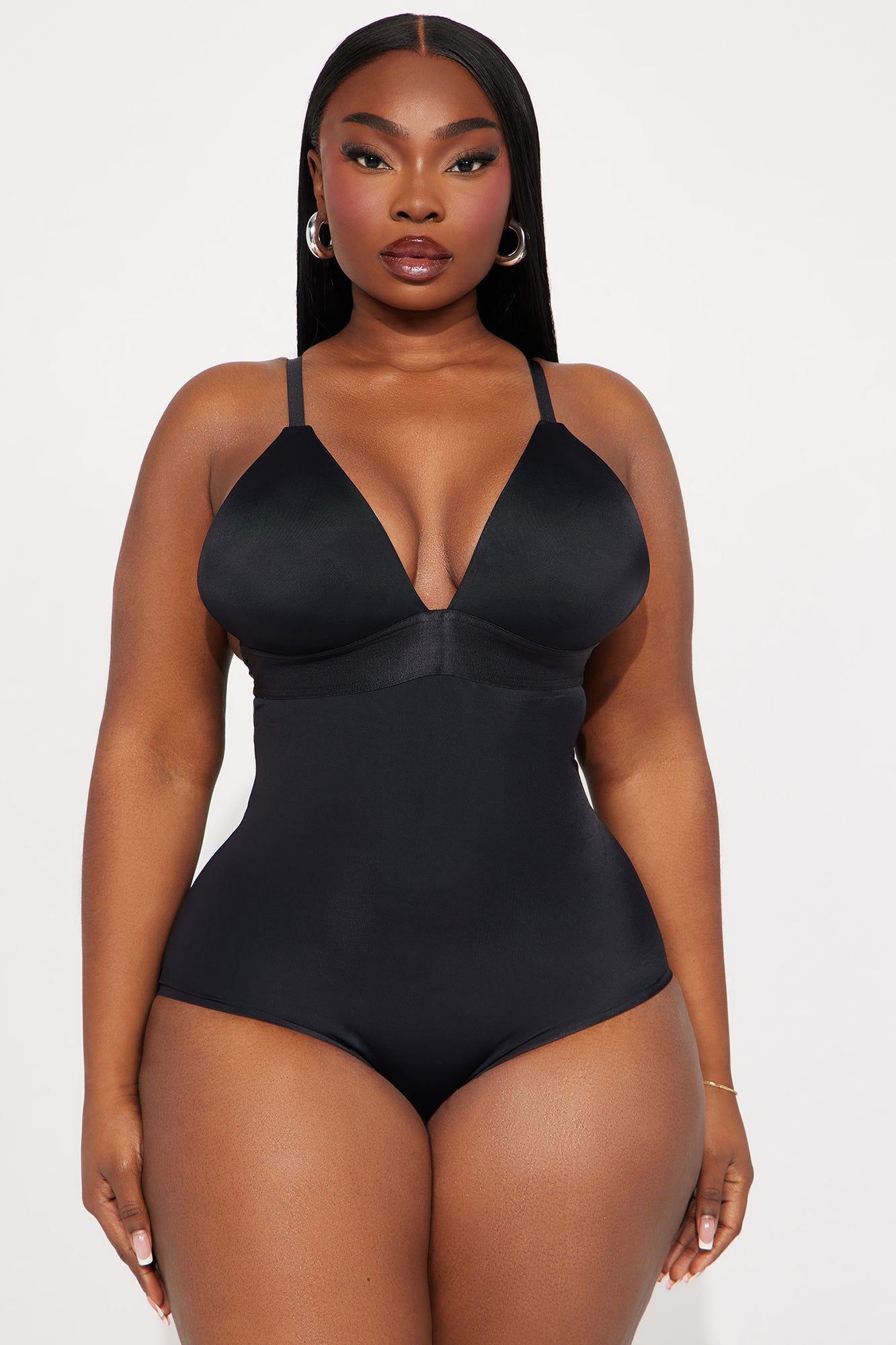 Looking Good Tummy Control Shapewear Bodysuit - Black sold by Fashion Nova product image thumbnail 5