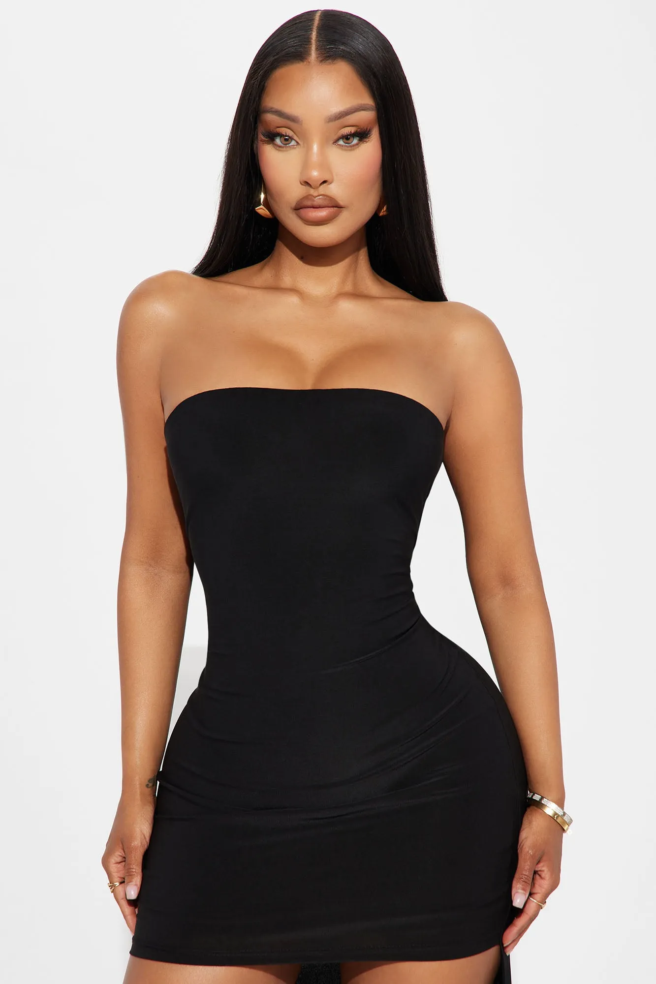 Beautiful Aura Strapless Mini Dress - Black sold by Fashion Nova product image thumbnail 2
