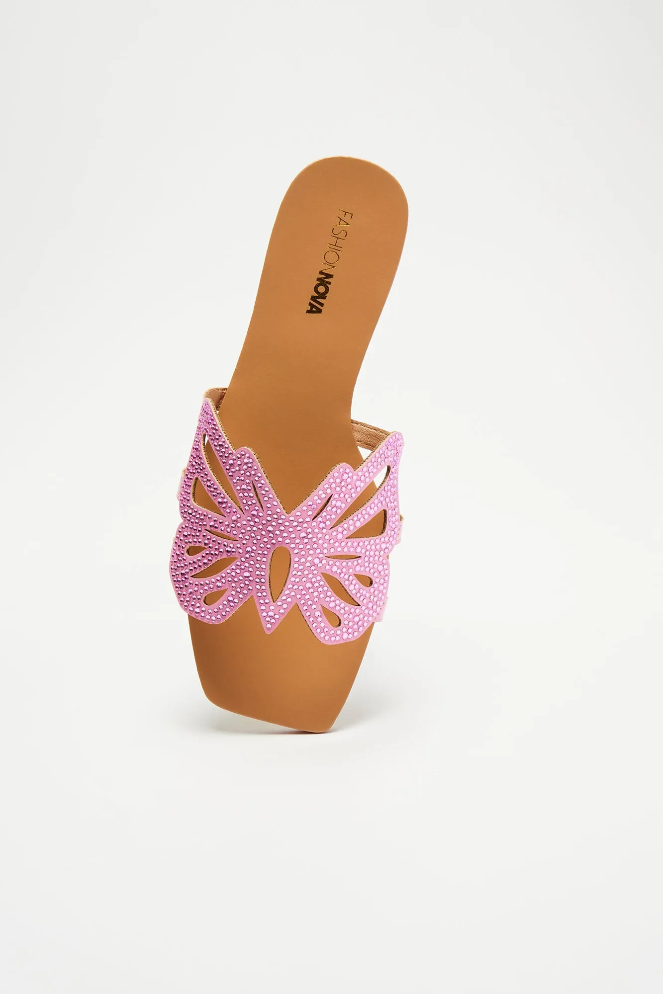 More Love Butterfly Sandals - Pink sold by Fashion Nova