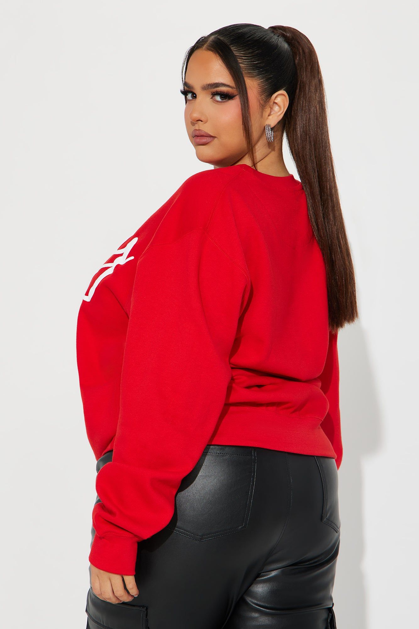 Merry And Bright Sweatshirt - Red sold by Fashion Nova product image thumbnail 7