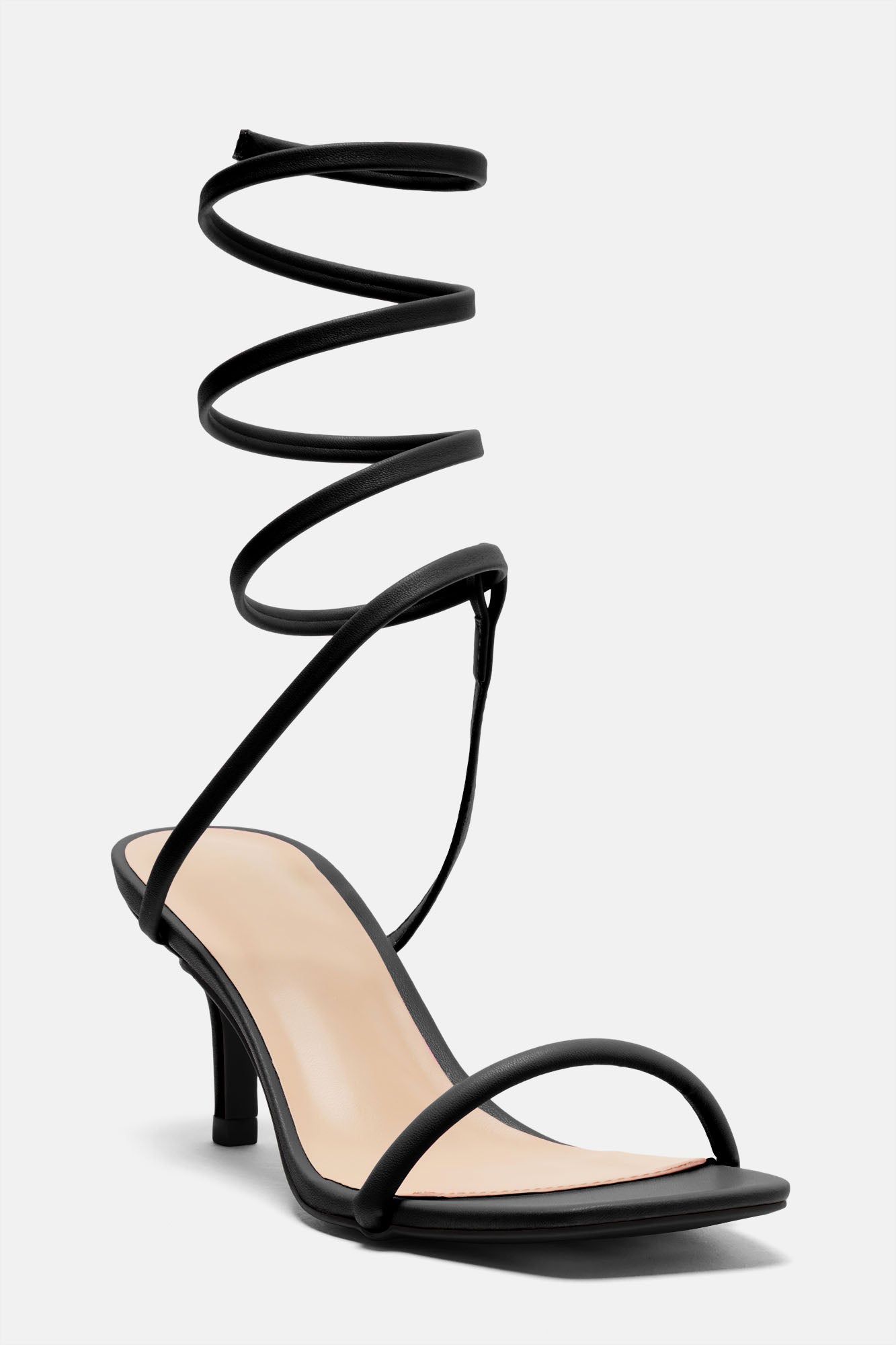 All Time Fav Wrap Up Heels - Black sold by Fashion Nova product image thumbnail 2