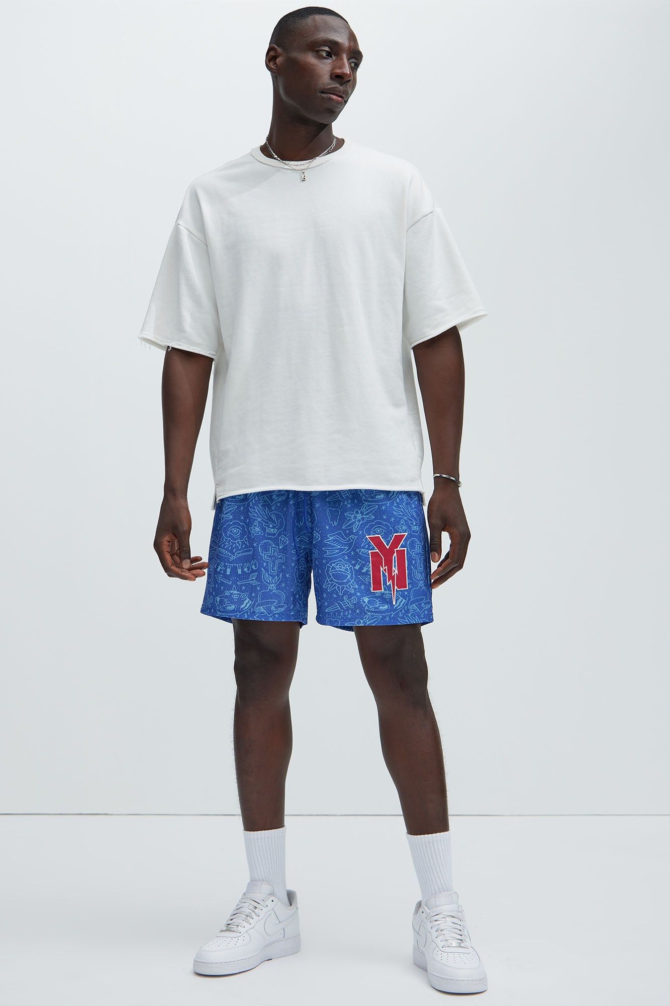 NY Mark Mesh Shorts - Blue sold by Fashion Nova product image thumbnail 2