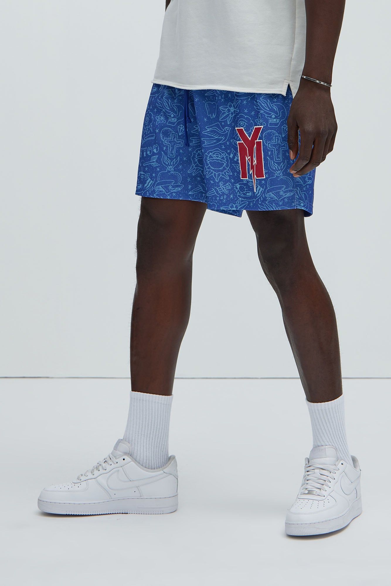 NY Mark Mesh Shorts - Blue sold by Fashion Nova product image thumbnail 3