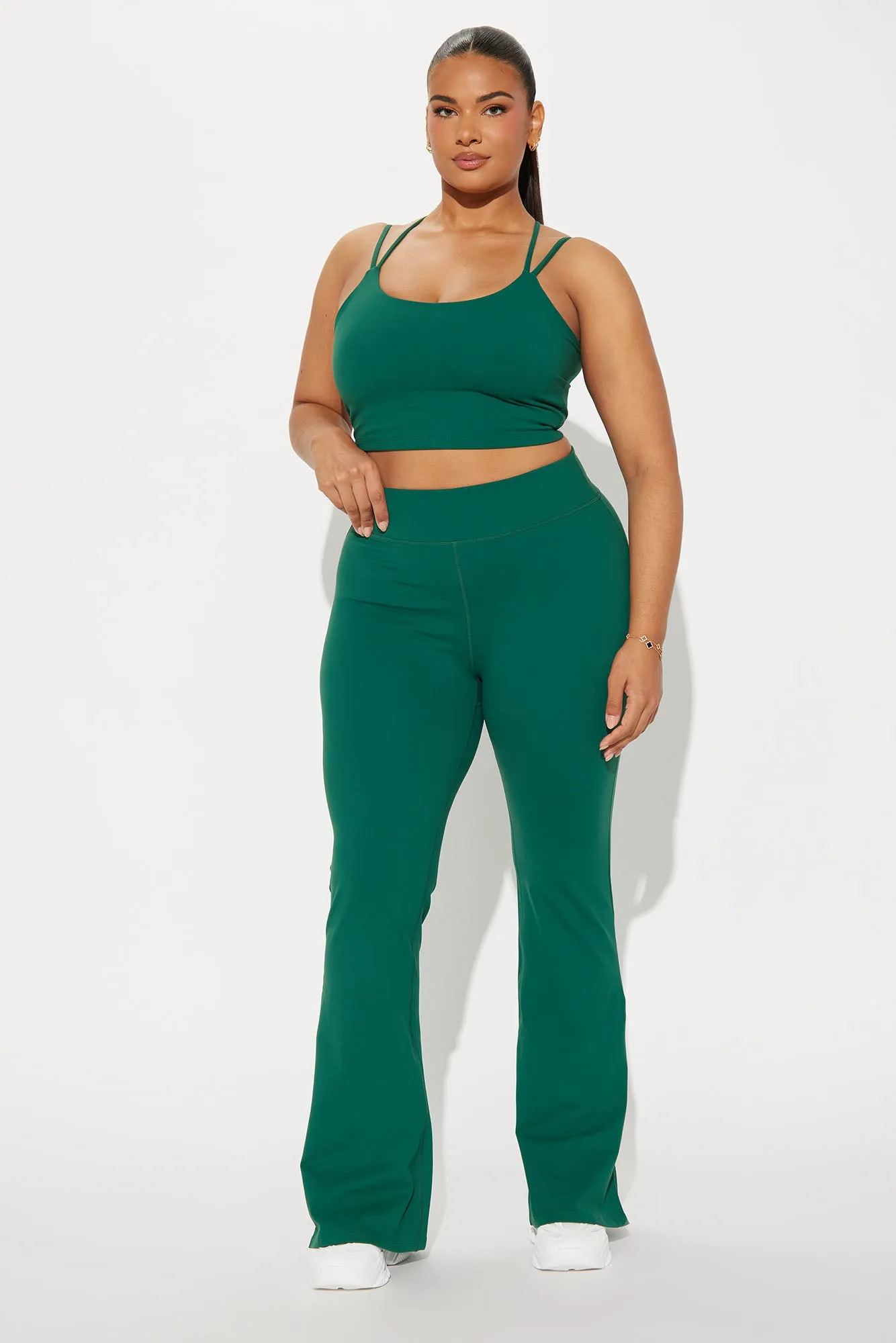 Power Flow Super Soft Active Yoga Pant - Emerald sold by Fashion Nova product image thumbnail 4