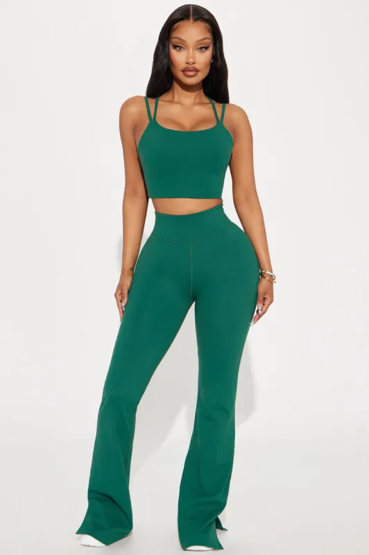 Power Flow Super Soft Active Yoga Pant - Emerald sold by Fashion Nova