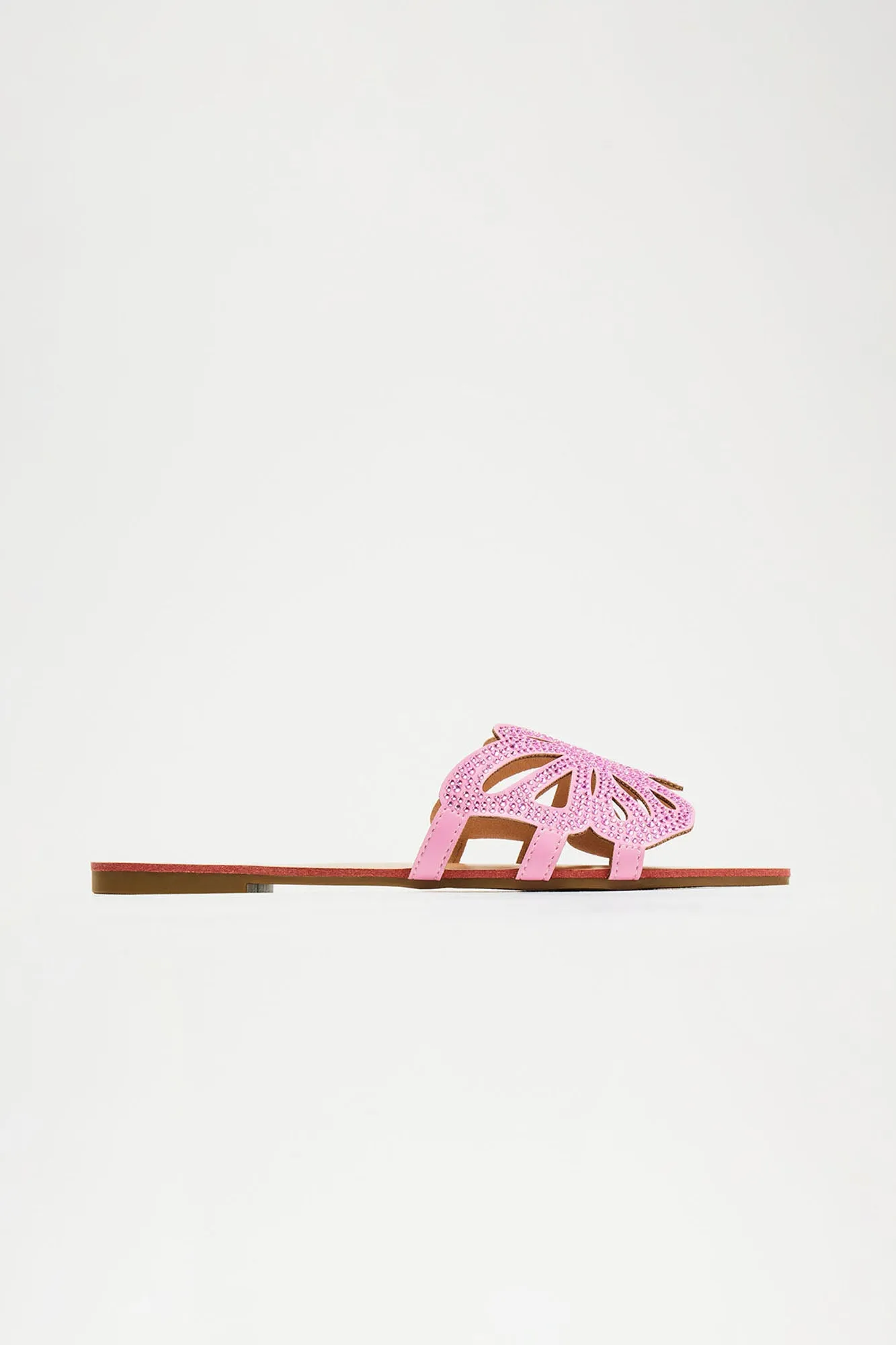 More Love Butterfly Sandals - Pink sold by Fashion Nova product image thumbnail 3