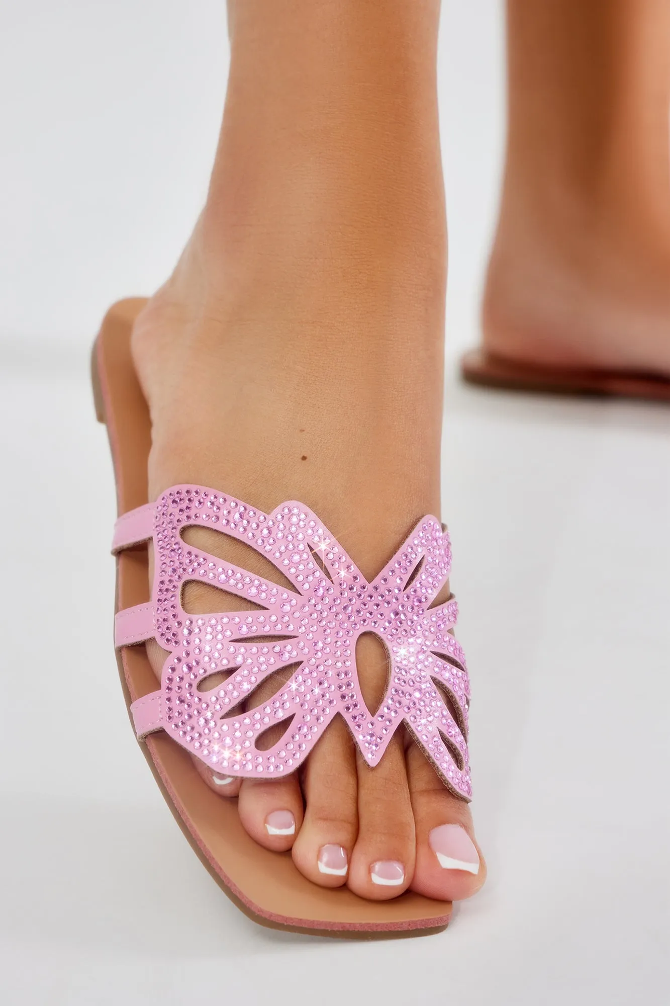 More Love Butterfly Sandals - Pink sold by Fashion Nova product image thumbnail 5
