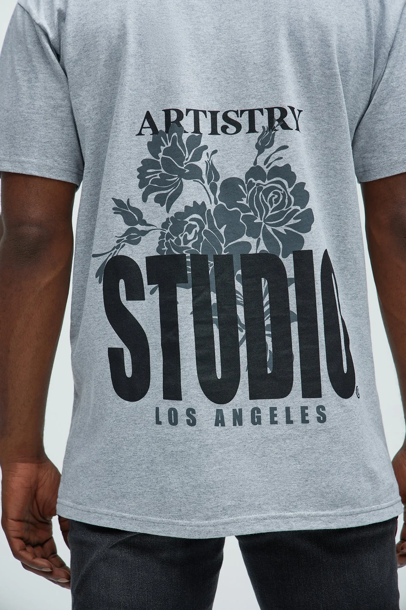 Artistry Studio Los Angeles Short Sleeve Tee - Heather Grey sold by Fashion Nova product image thumbnail 2