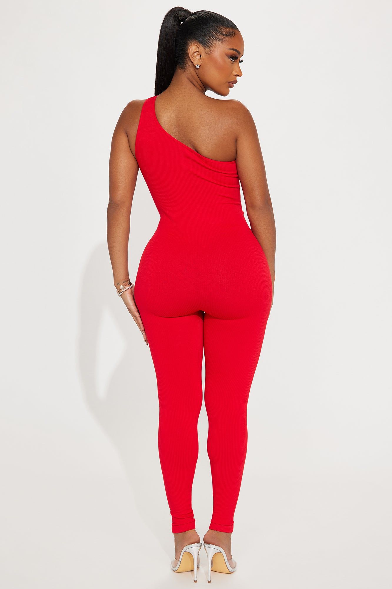 Sienna Seamless Jumpsuit - Red sold by Fashion Nova product image thumbnail 3