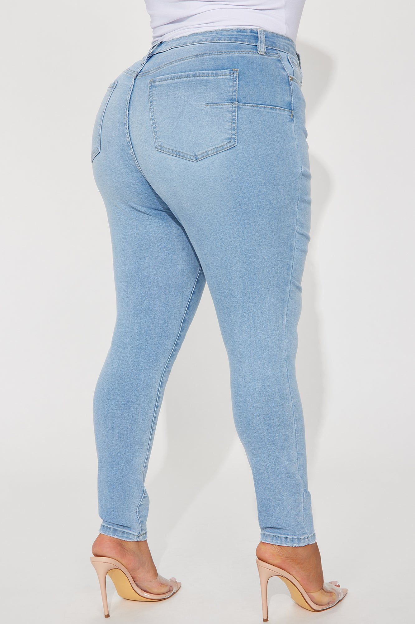All The Right Places Sculpting Stretch Skinny Jeans - Light Wash sold by Fashion Nova product image thumbnail 9
