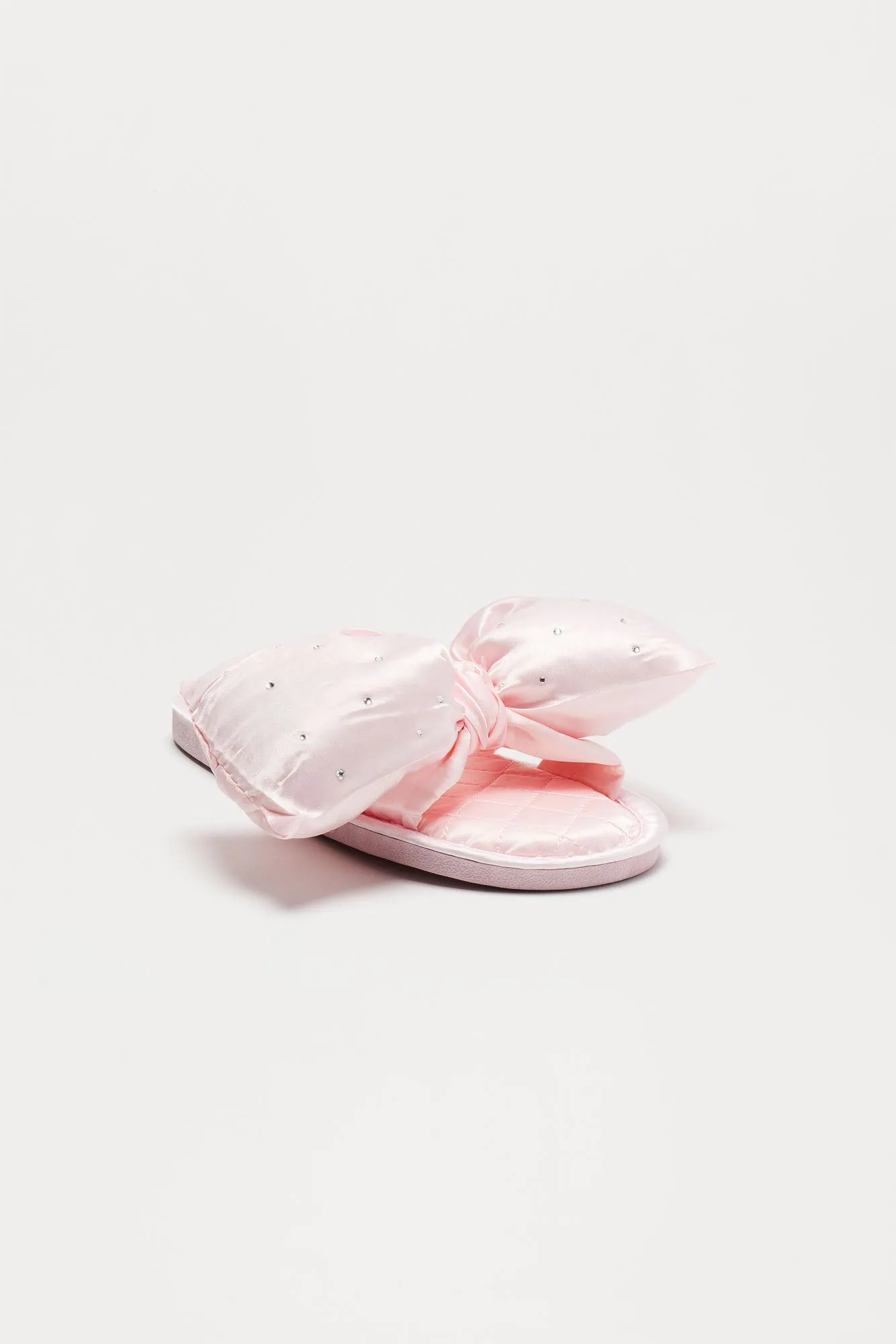 Wrapped In A Bow Slippers - Pink sold by Fashion Nova product image thumbnail 3