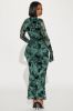 Mackenzie Mesh Maxi Dress - Sage sold by Fashion Nova