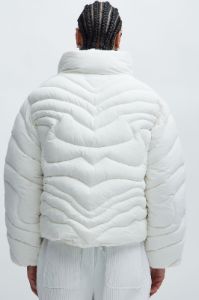 Willow Quilted Jacket - White sold by Fashion Nova