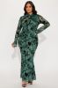 Mackenzie Mesh Maxi Dress - Sage sold by Fashion Nova