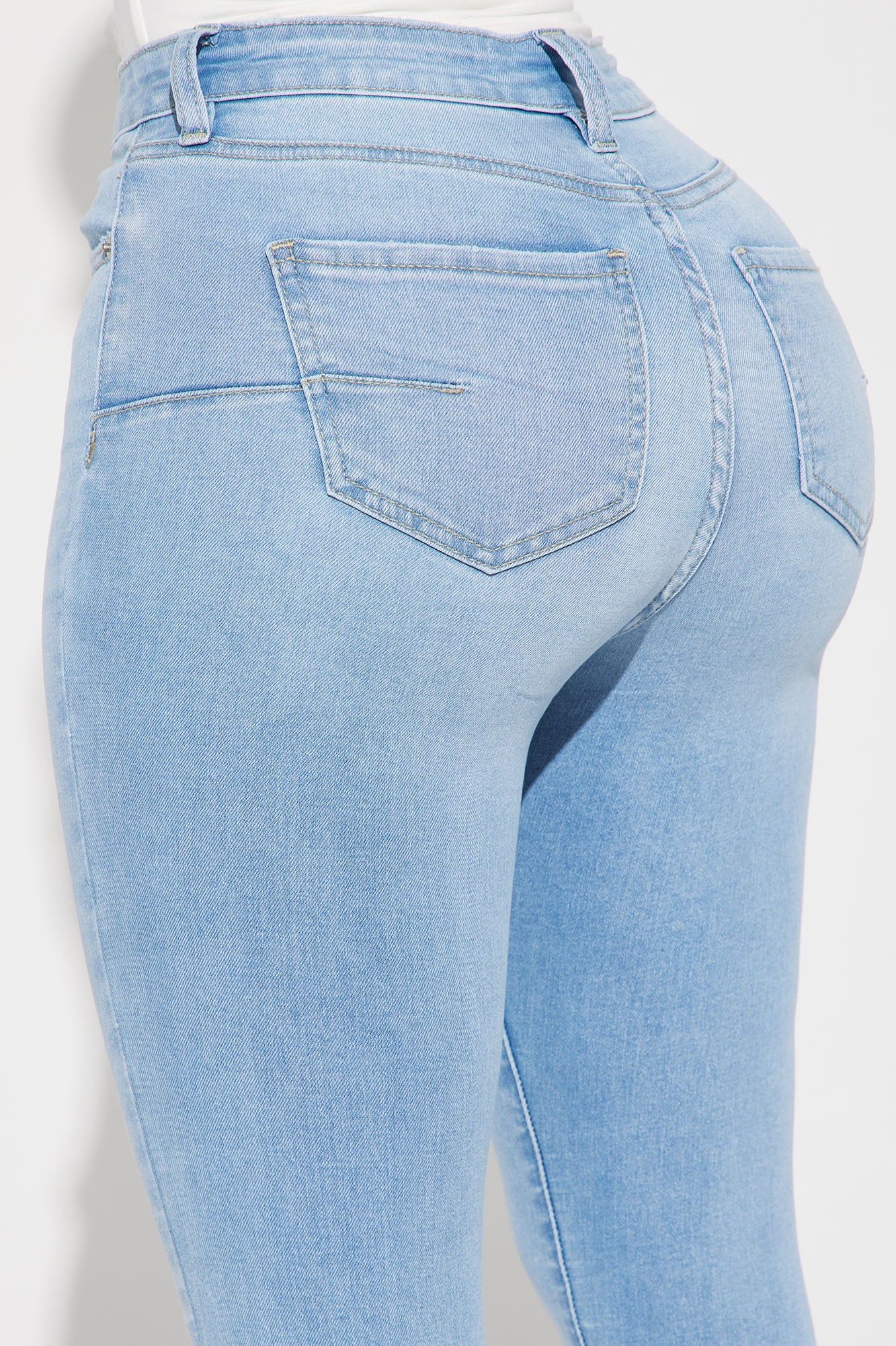 All The Right Places Sculpting Stretch Skinny Jeans - Light Wash sold by Fashion Nova product image thumbnail 4
