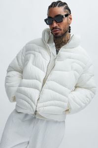 Willow Quilted Jacket - White sold by Fashion Nova
