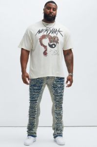 Yin And Yang Short Sleeve Tee - Cream sold by Fashion Nova