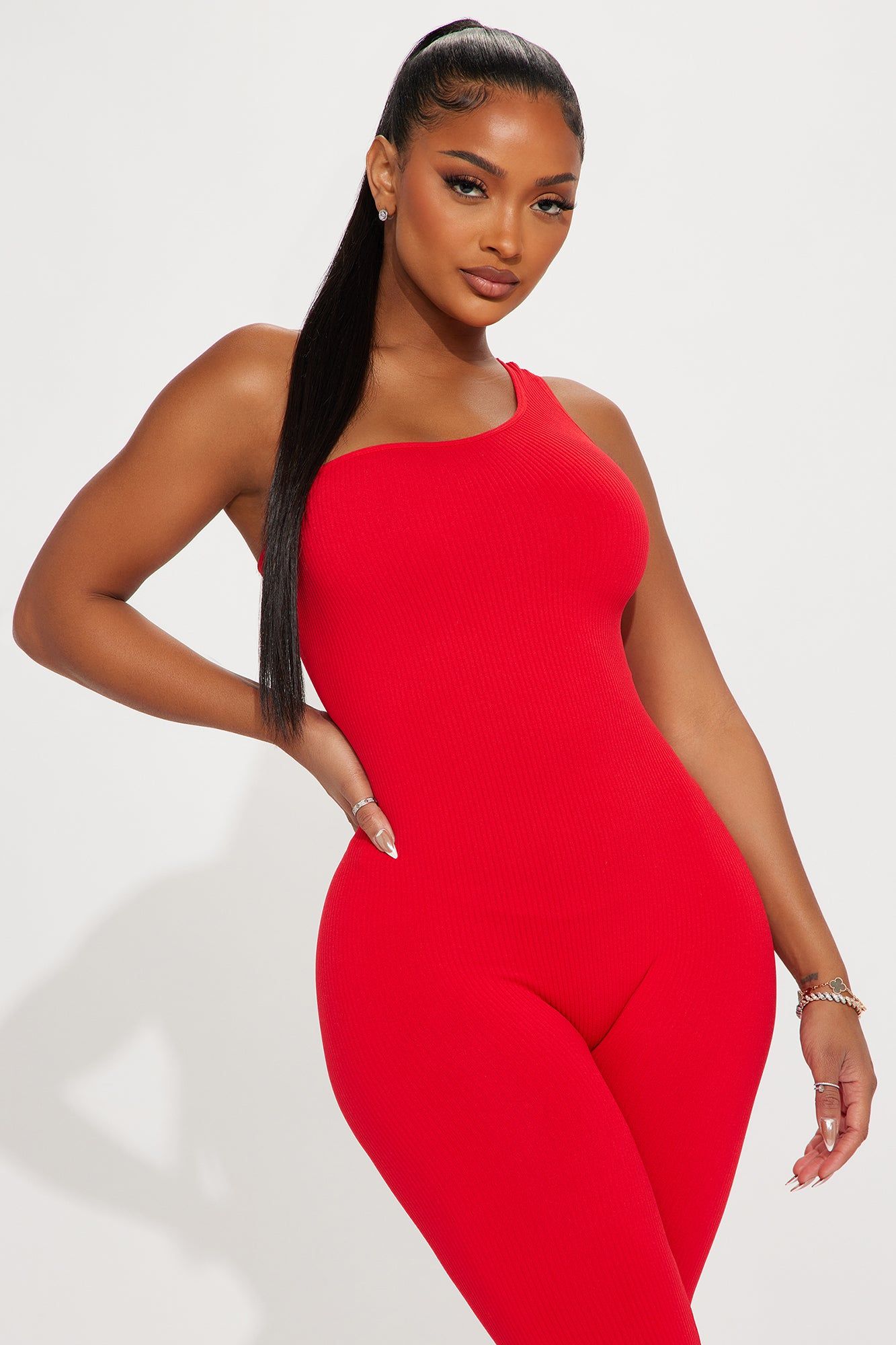 Sienna Seamless Jumpsuit - Red sold by Fashion Nova product image thumbnail 2