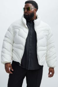 Willow Quilted Jacket - White sold by Fashion Nova