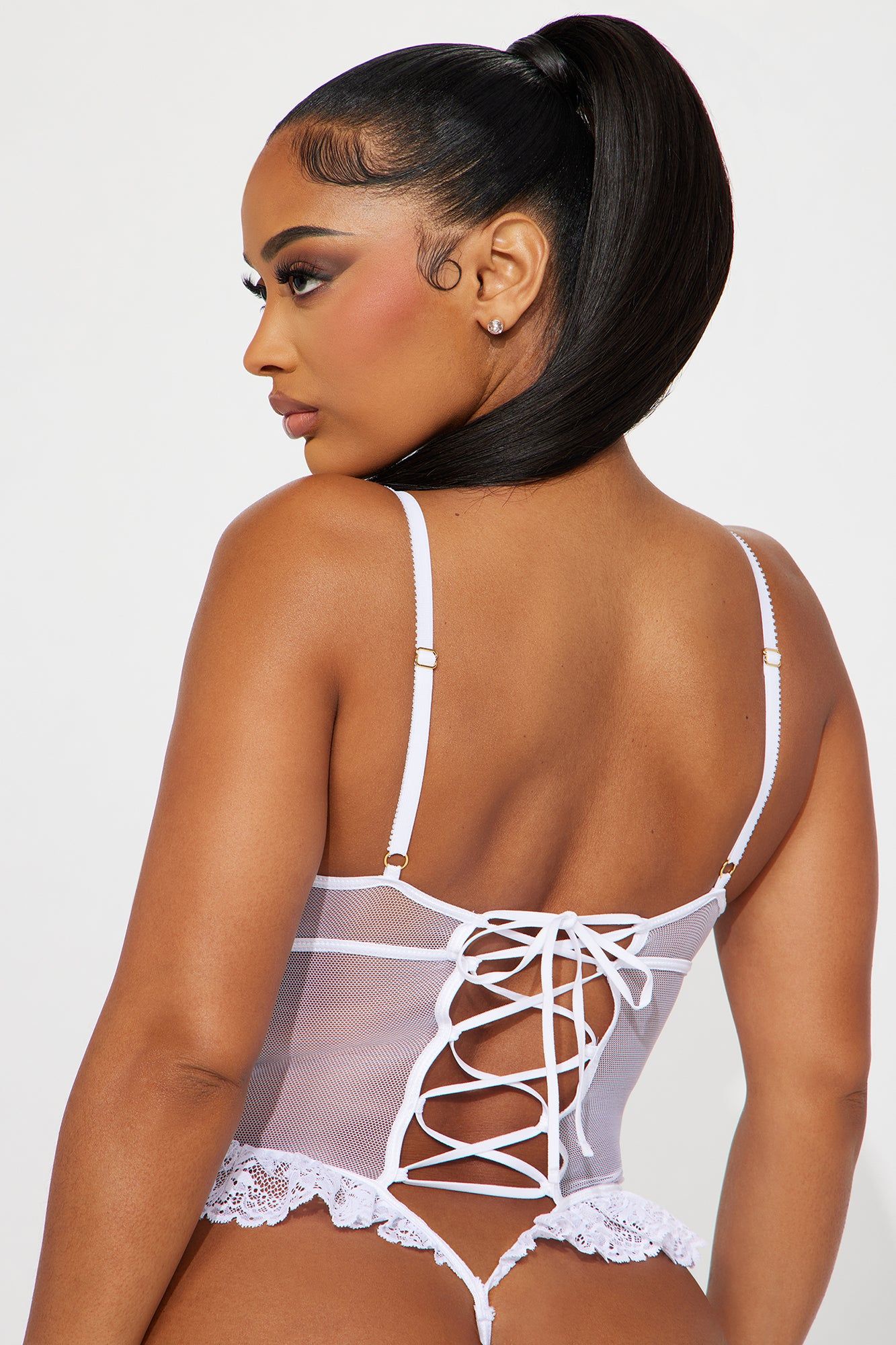 Your Angel Lace Teddy - White sold by Fashion Nova product image thumbnail 4