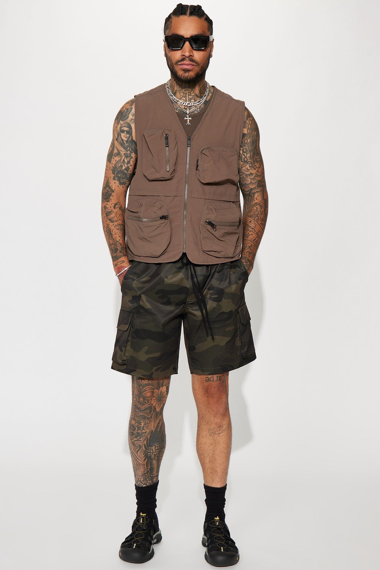 What Else Camo Cargo Shorts - Camouflage sold by Fashion Nova product image thumbnail 3