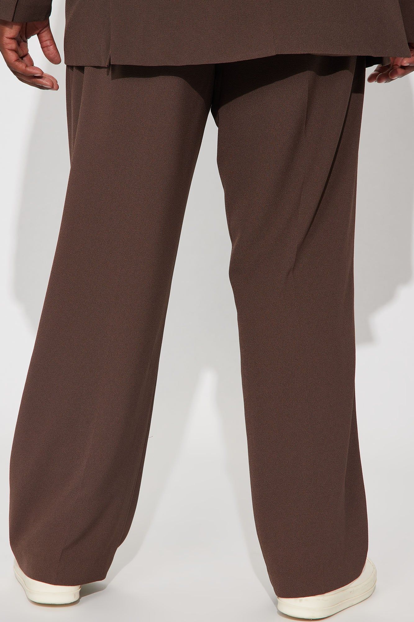 Golden Hour Pleated Loose Trousers - Dark Brown sold by Fashion Nova product image thumbnail 7