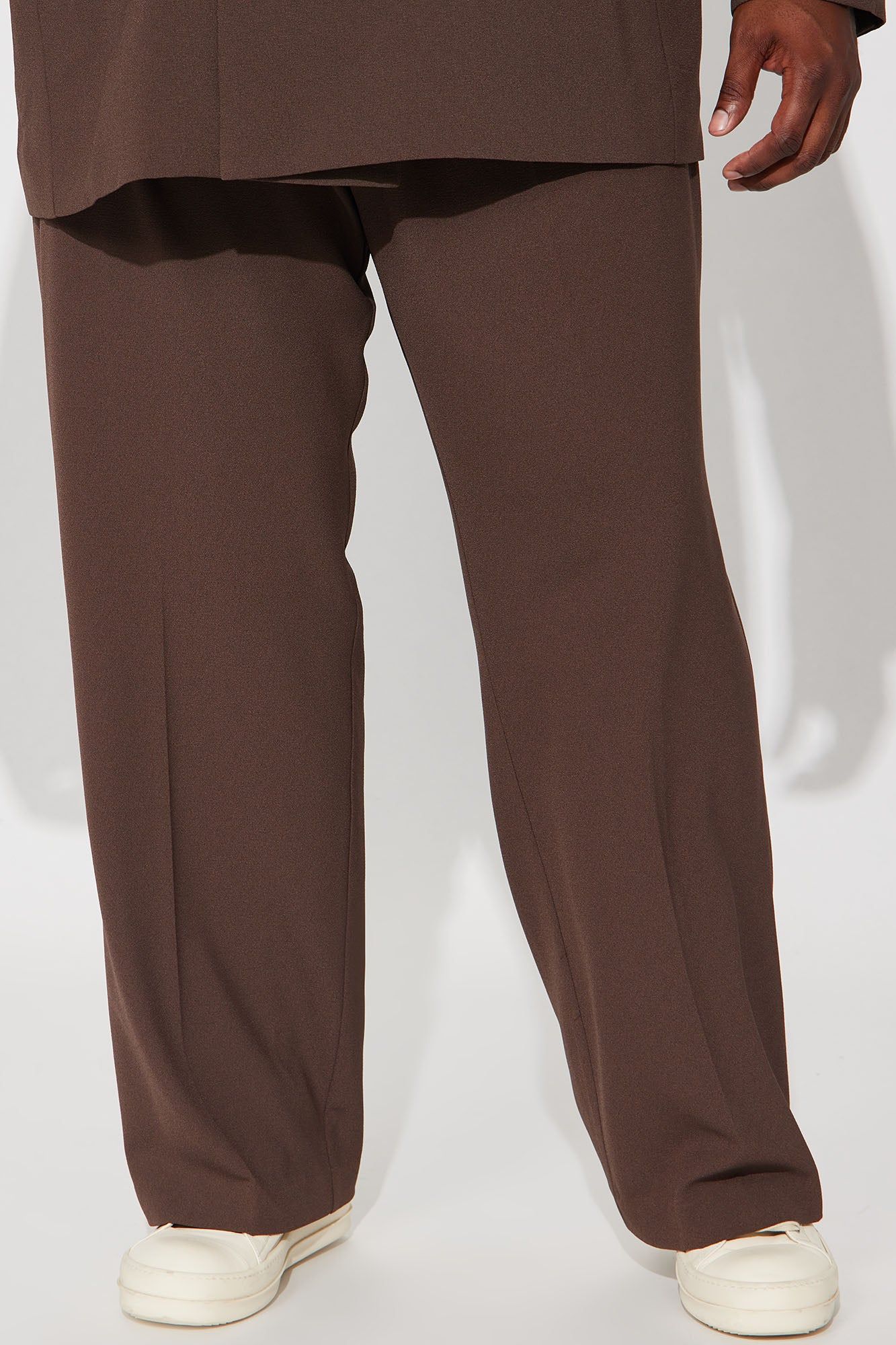 Golden Hour Pleated Loose Trousers - Dark Brown sold by Fashion Nova product image thumbnail 2