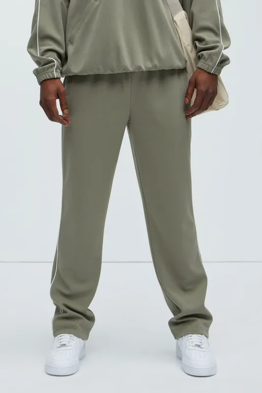 Terry Relaxed Trackpant - Olive sold by Fashion Nova