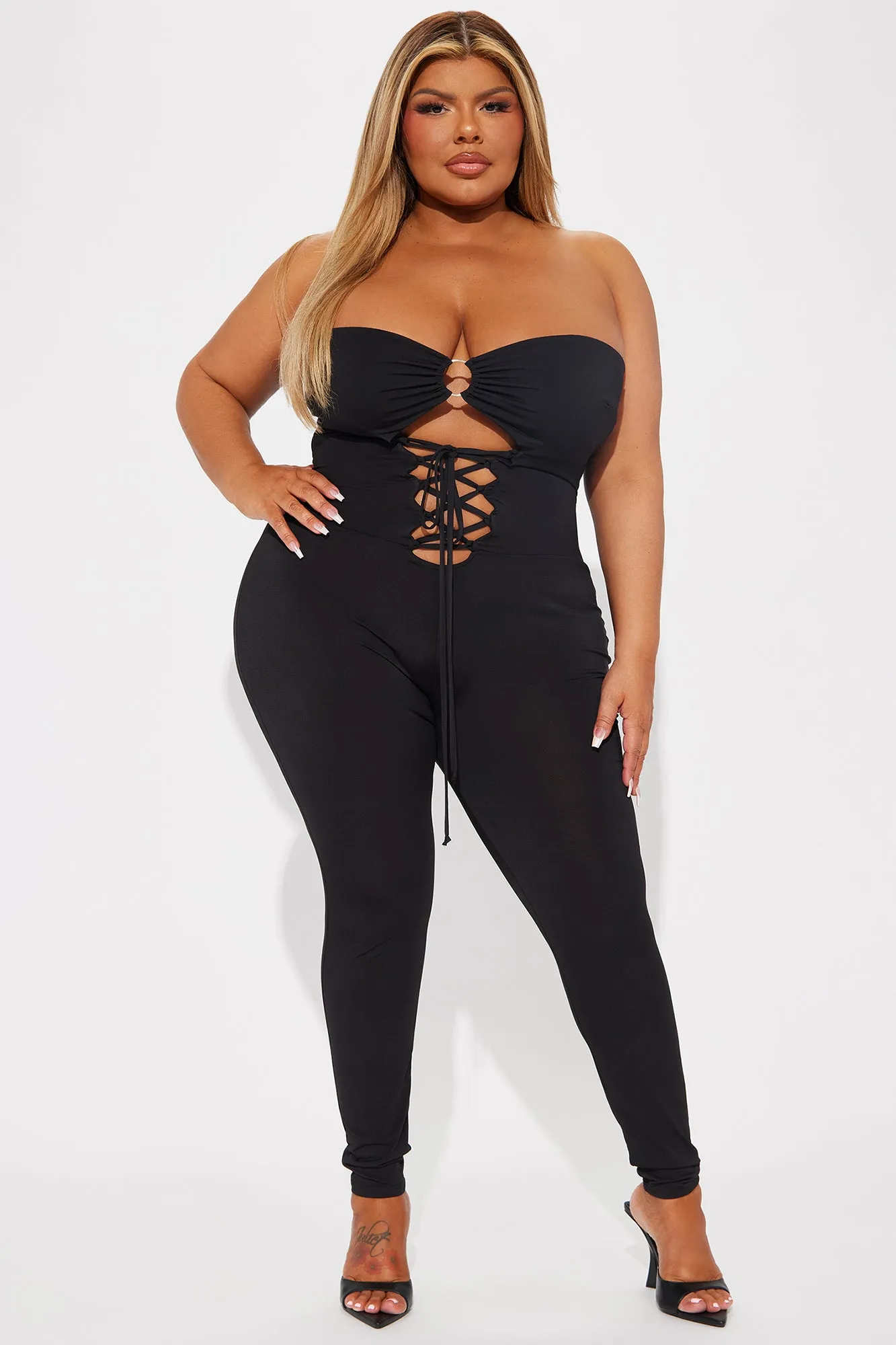 Dancing All Night Jumpsuit - Black sold by Fashion Nova product image thumbnail 4