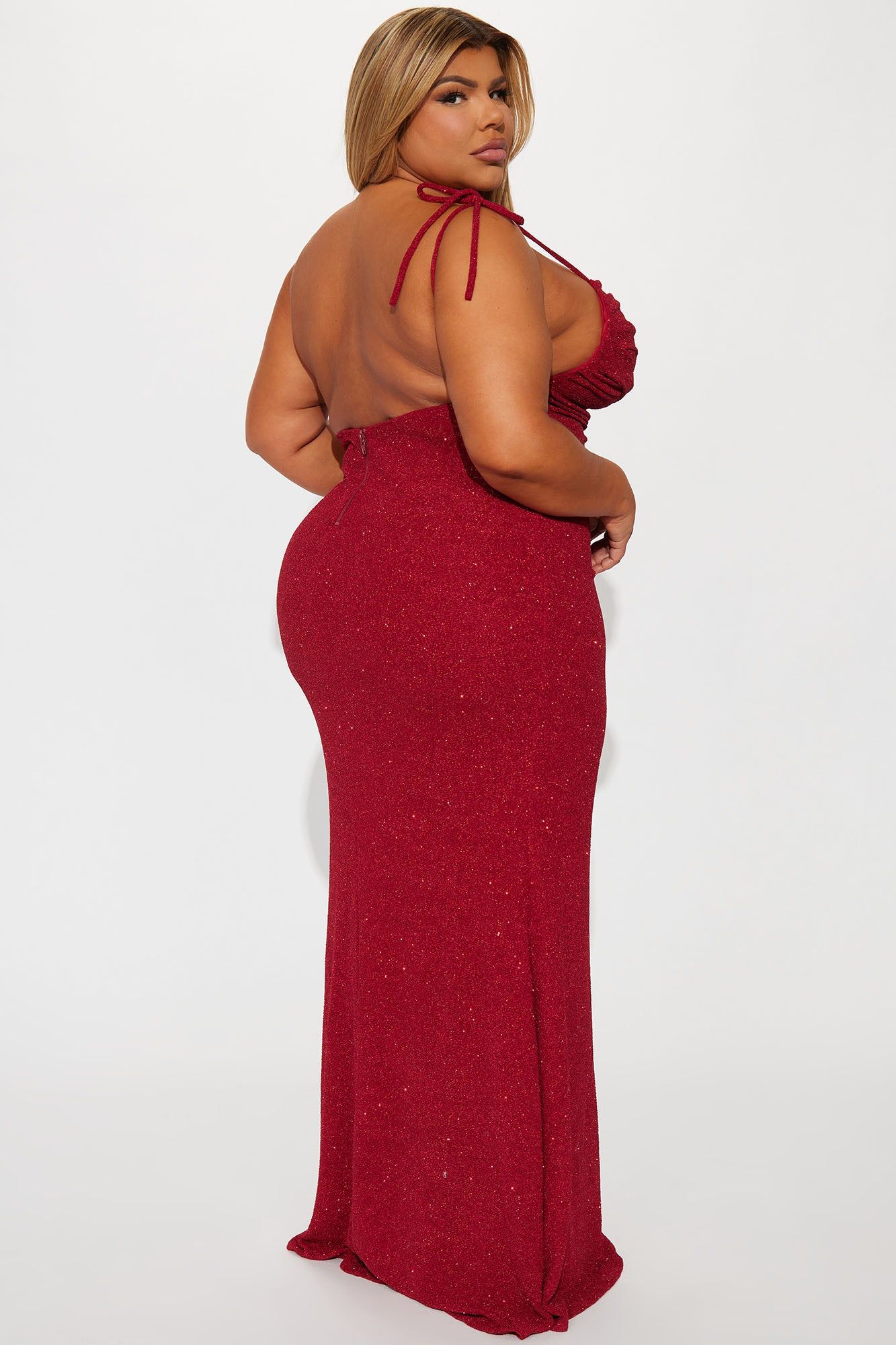 Midnights In Paris Gown - Red sold by Fashion Nova product image thumbnail 6