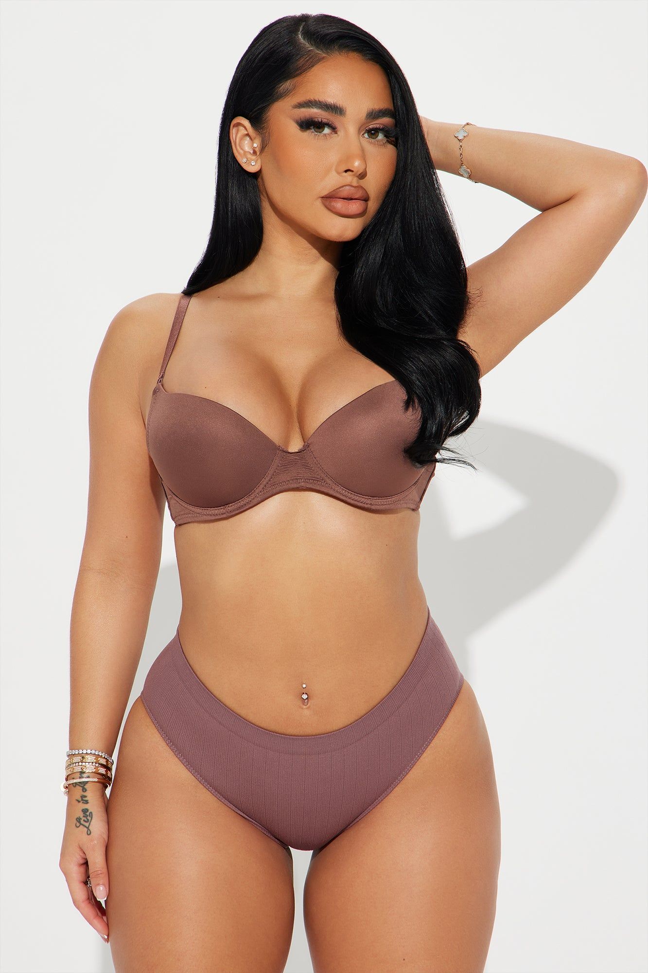 Excited Feeling Hipster 3 Pack Panties - Mauve/combo sold by Fashion Nova product image thumbnail 2