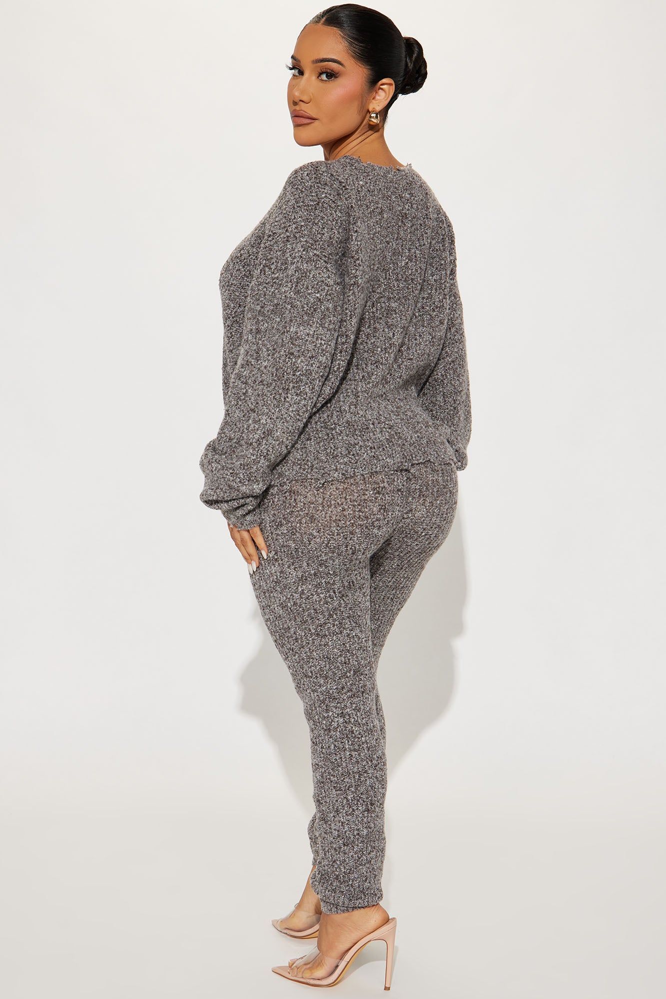 Liana Sweater Pant Set - Grey sold by Fashion Nova product image thumbnail 3