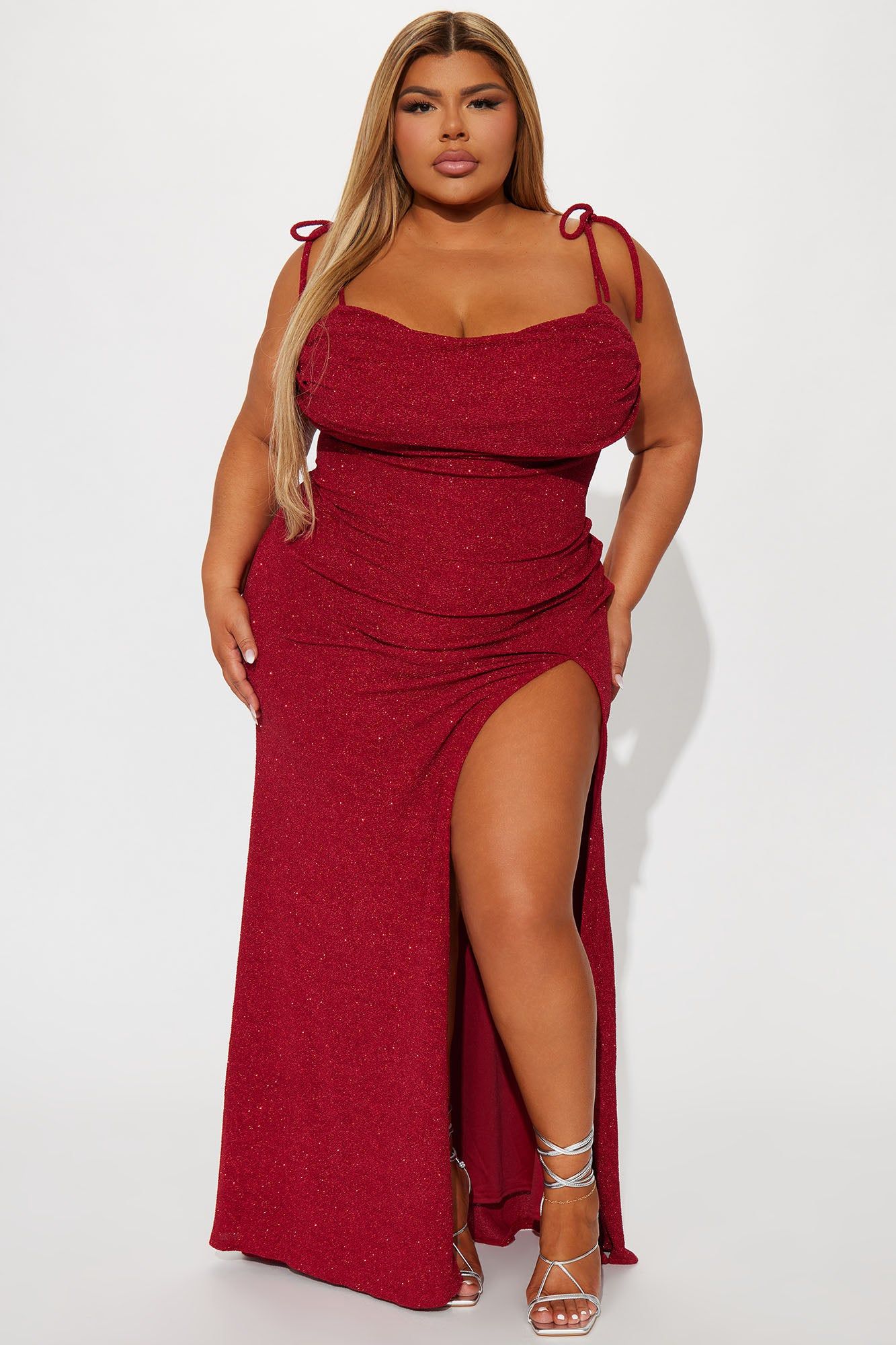 Midnights In Paris Gown - Red sold by Fashion Nova product image thumbnail 4