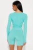 Wellness Ribbed Active Top - Mint sold by Fashion Nova