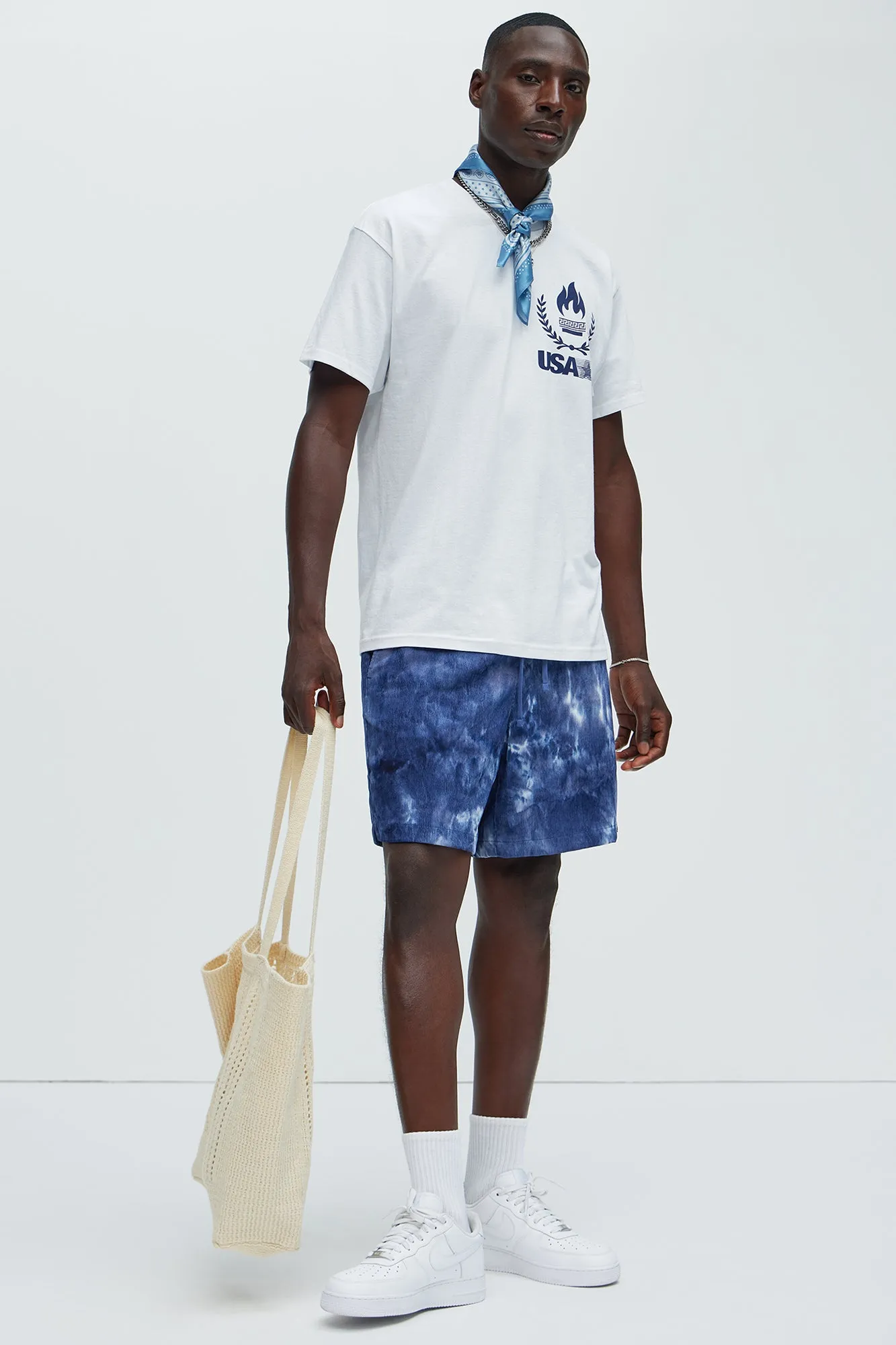 Clark Relaxed Shorts - Blue sold by Fashion Nova product image thumbnail 2