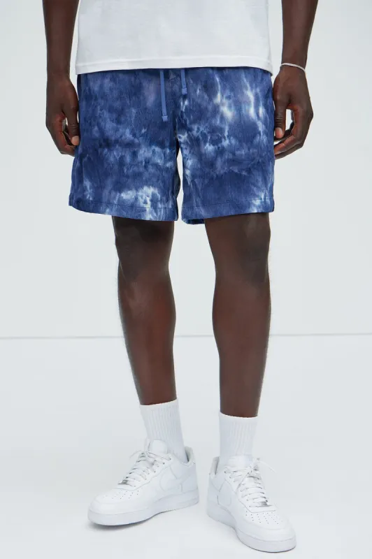 Clark Relaxed Shorts - Blue sold by Fashion Nova