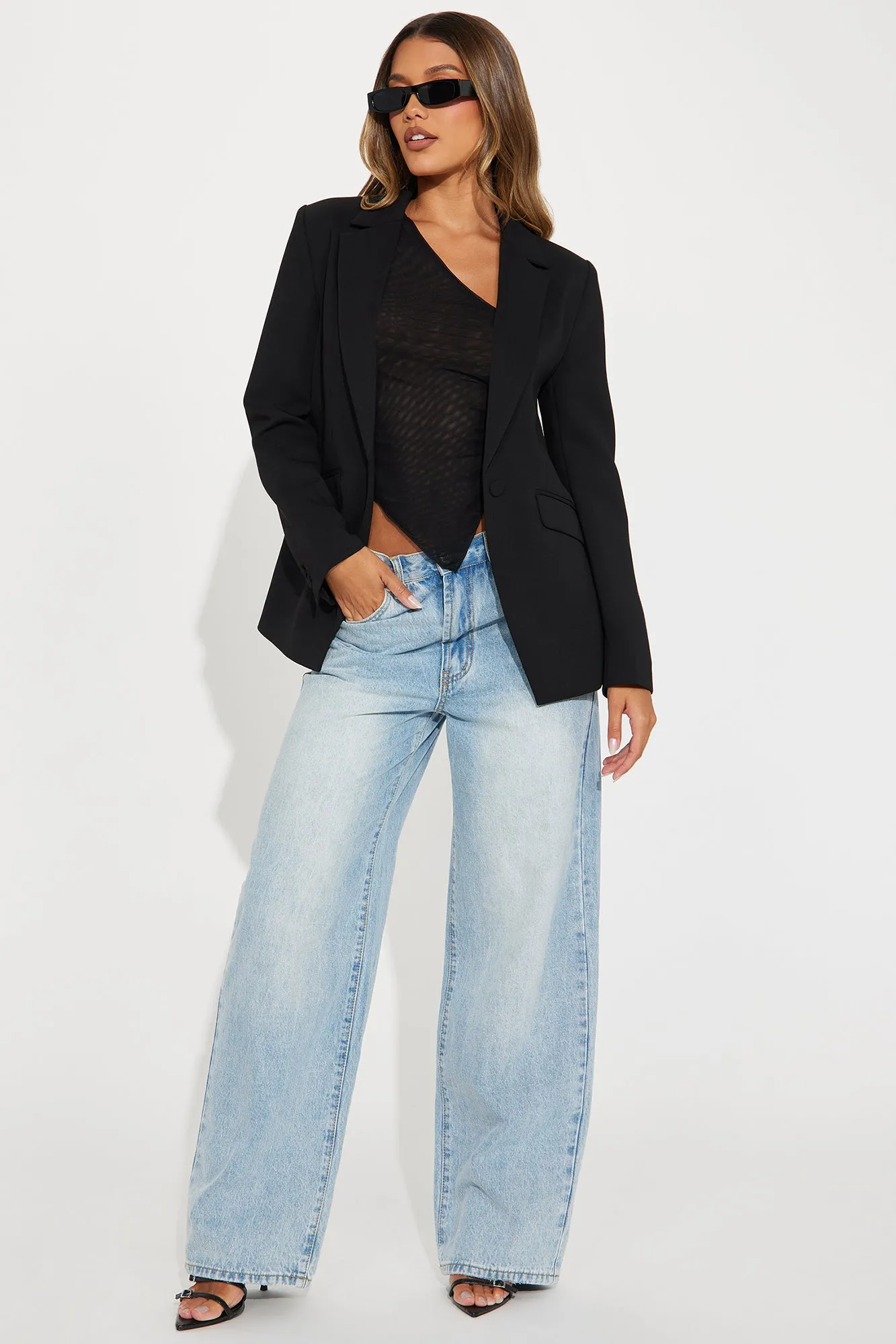 Taking Chances Blazer - Black sold by Fashion Nova product image thumbnail 2