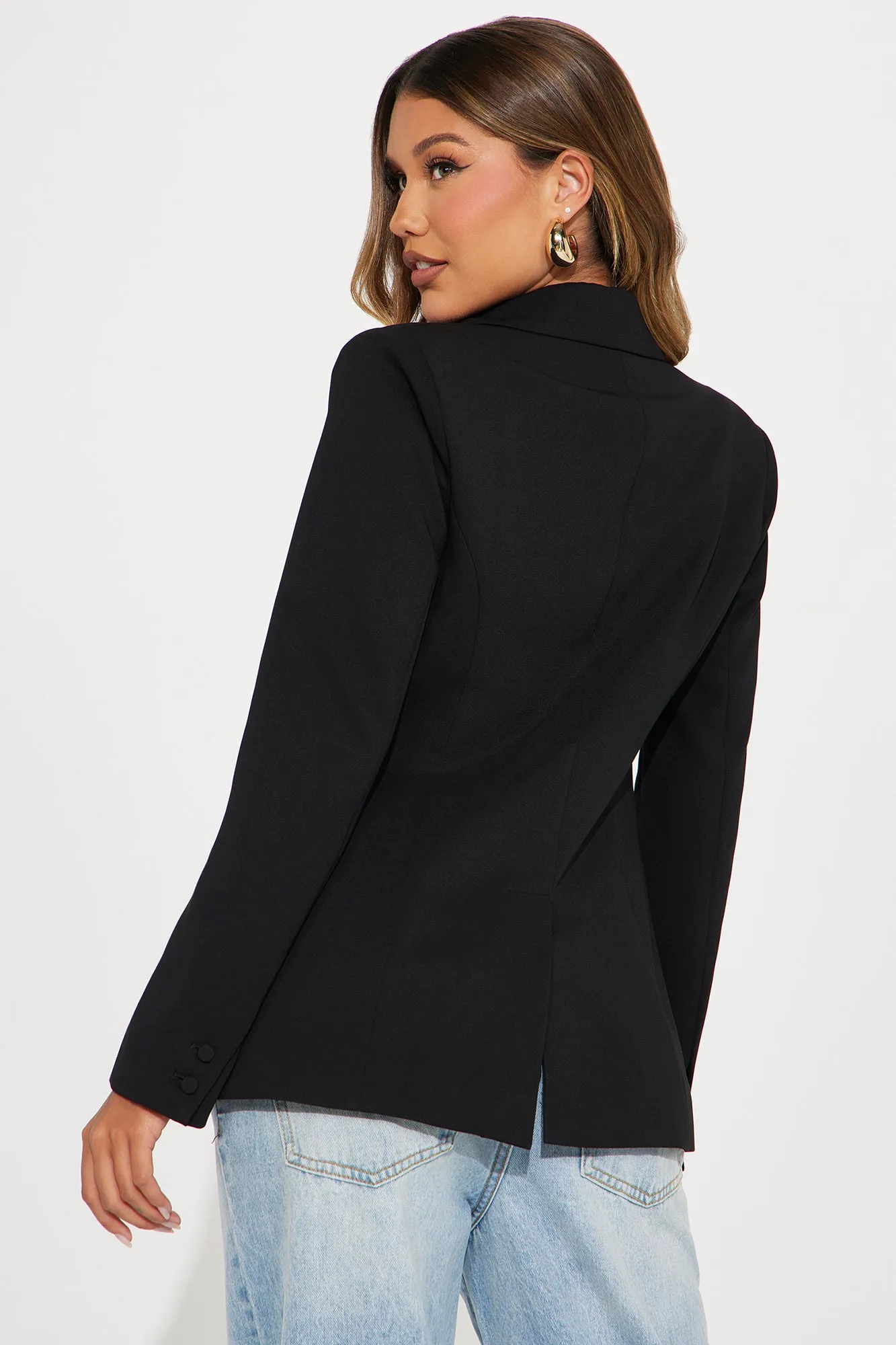 Taking Chances Blazer - Black sold by Fashion Nova product image thumbnail 3