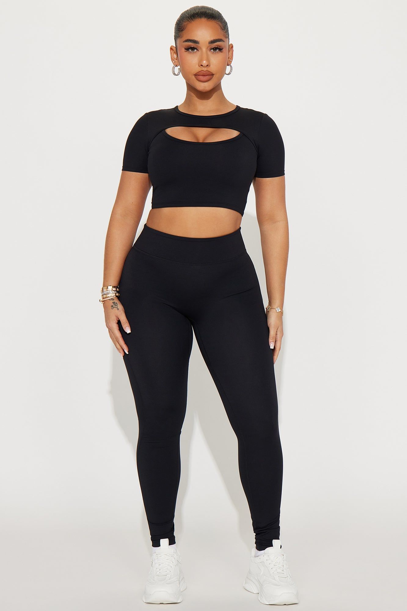 Making Progress Elevate Active Legging - Black sold by Fashion Nova product image thumbnail 2