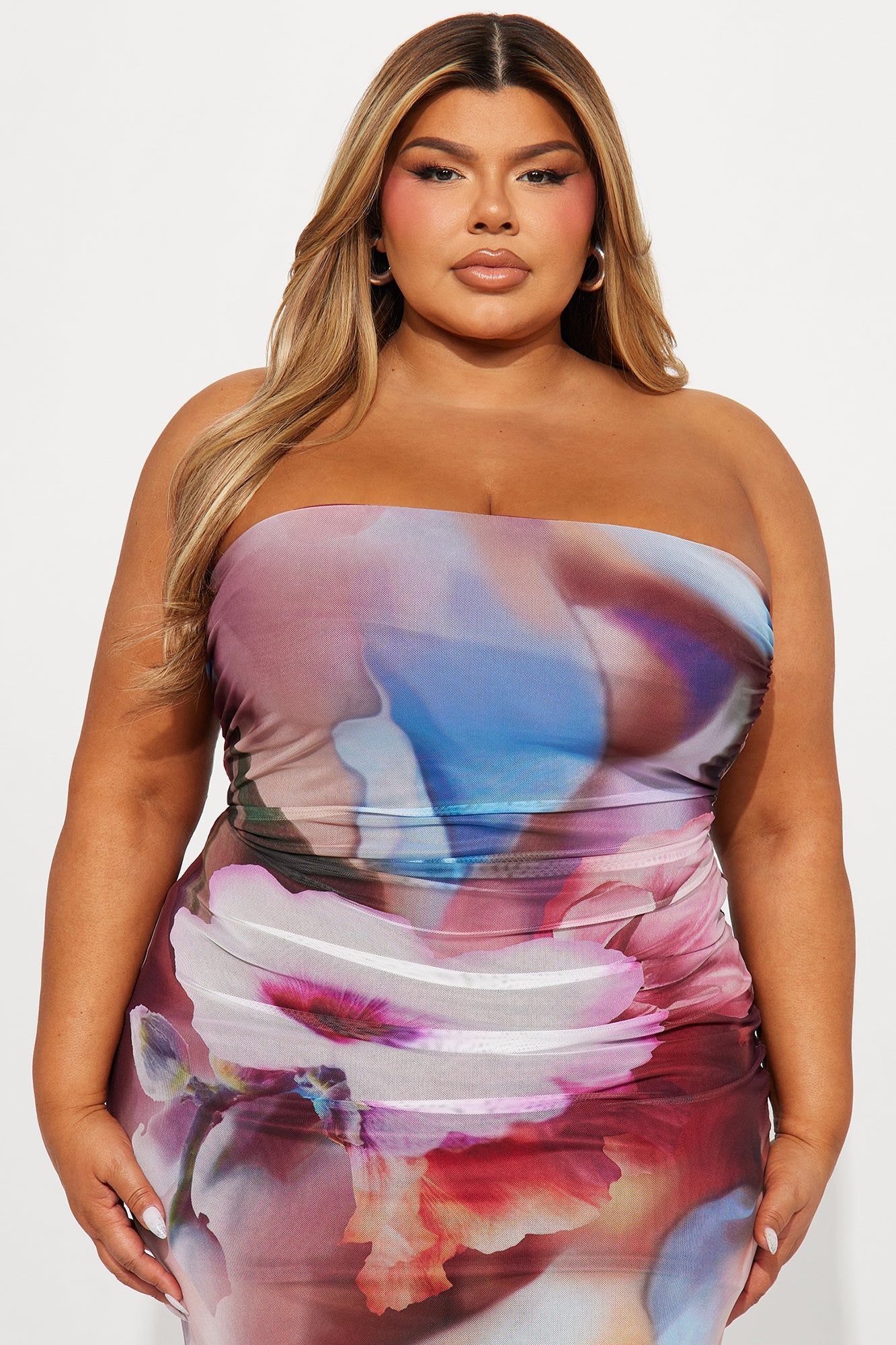 Floral Romance Maxi Dress - Pink/combo sold by Fashion Nova product image thumbnail 5