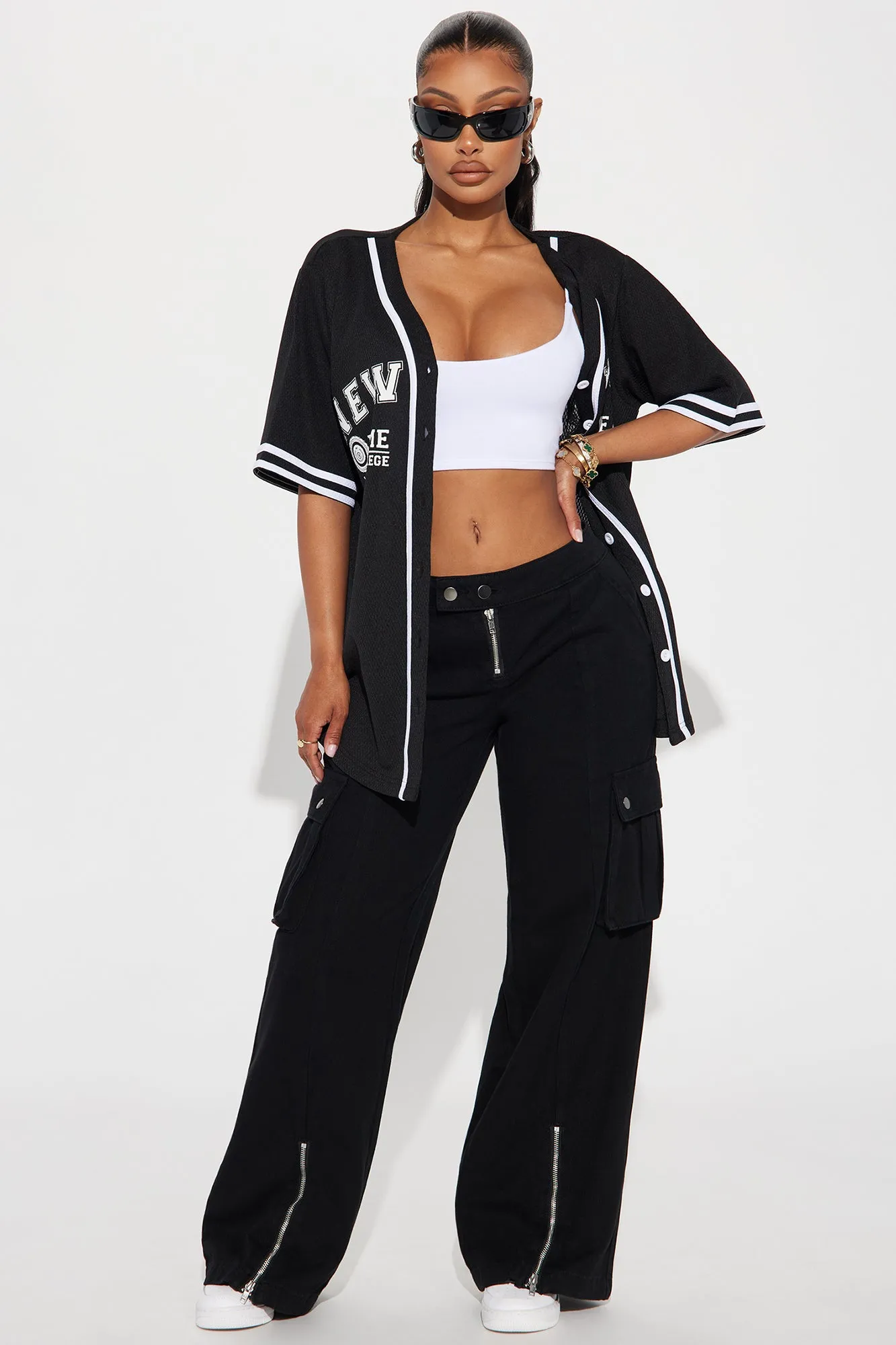 NY Home Team Jersey Tee - Black sold by Fashion Nova product image thumbnail 2