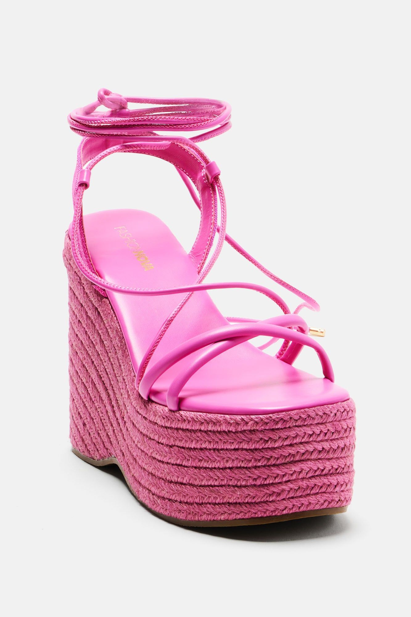 Play It Your Way Wedges - Pink sold by Fashion Nova product image thumbnail 2