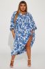 Bella Kaftan Maxi Dress - Blue sold by Fashion Nova
