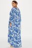 Bella Kaftan Maxi Dress - Blue sold by Fashion Nova