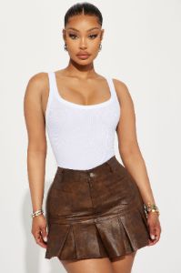 Kennedi Tank Top - White sold by Fashion Nova