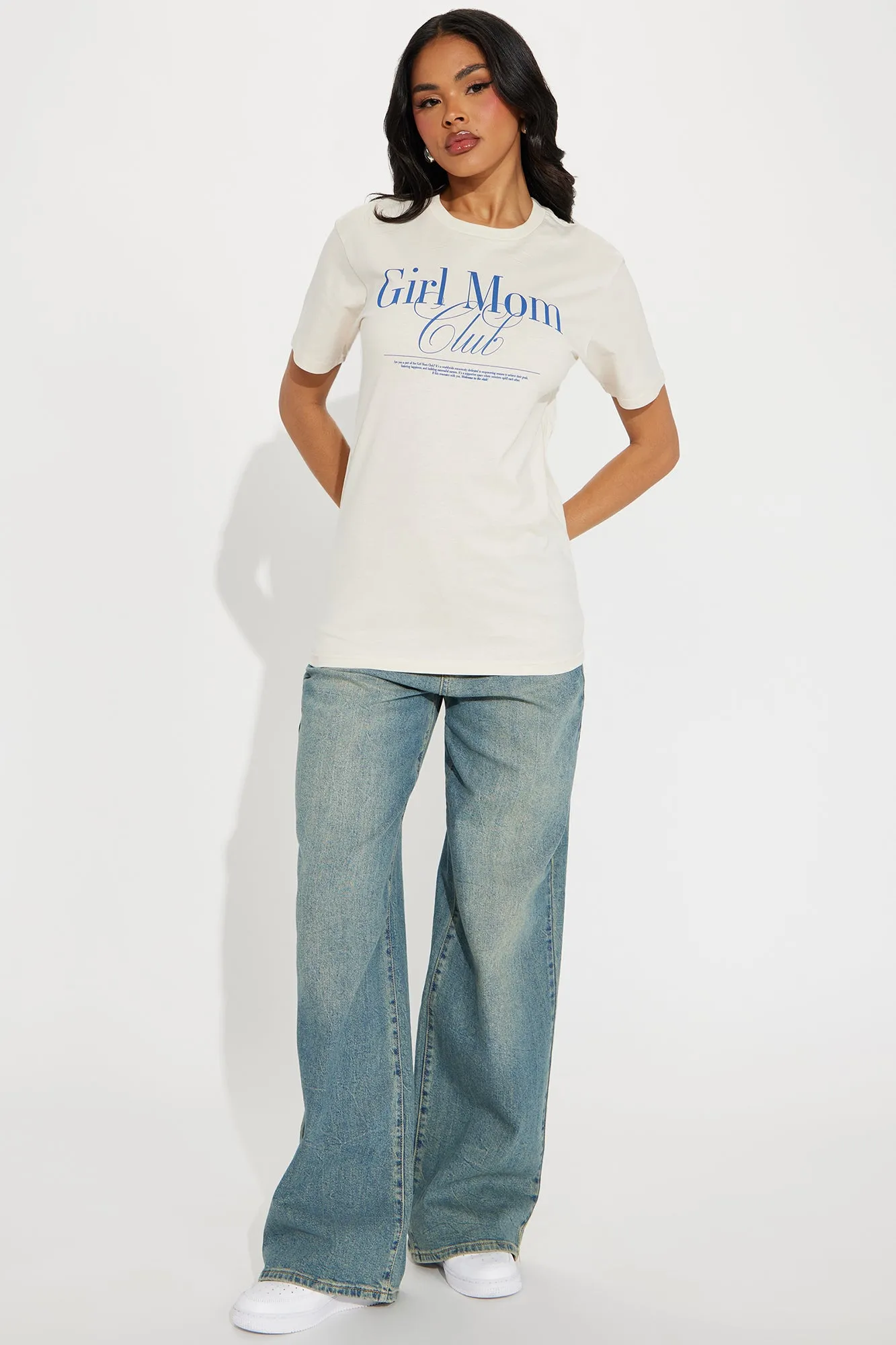 Vintage Girl Mom Club Tee - Beige sold by Fashion Nova product image thumbnail 2