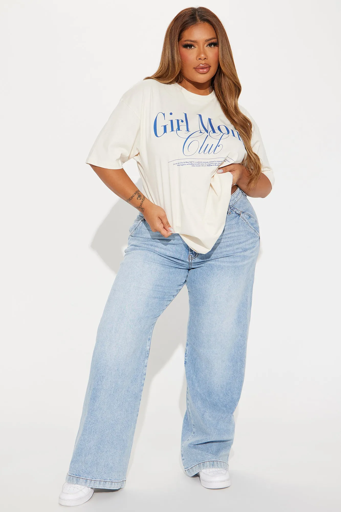 Vintage Girl Mom Club Tee - Beige sold by Fashion Nova product image thumbnail 5