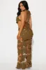 Arista Crochet Maxi Dress - Olive sold by Fashion Nova