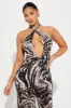 Wild Mission Jumpsuit - Black/combo sold by Fashion Nova