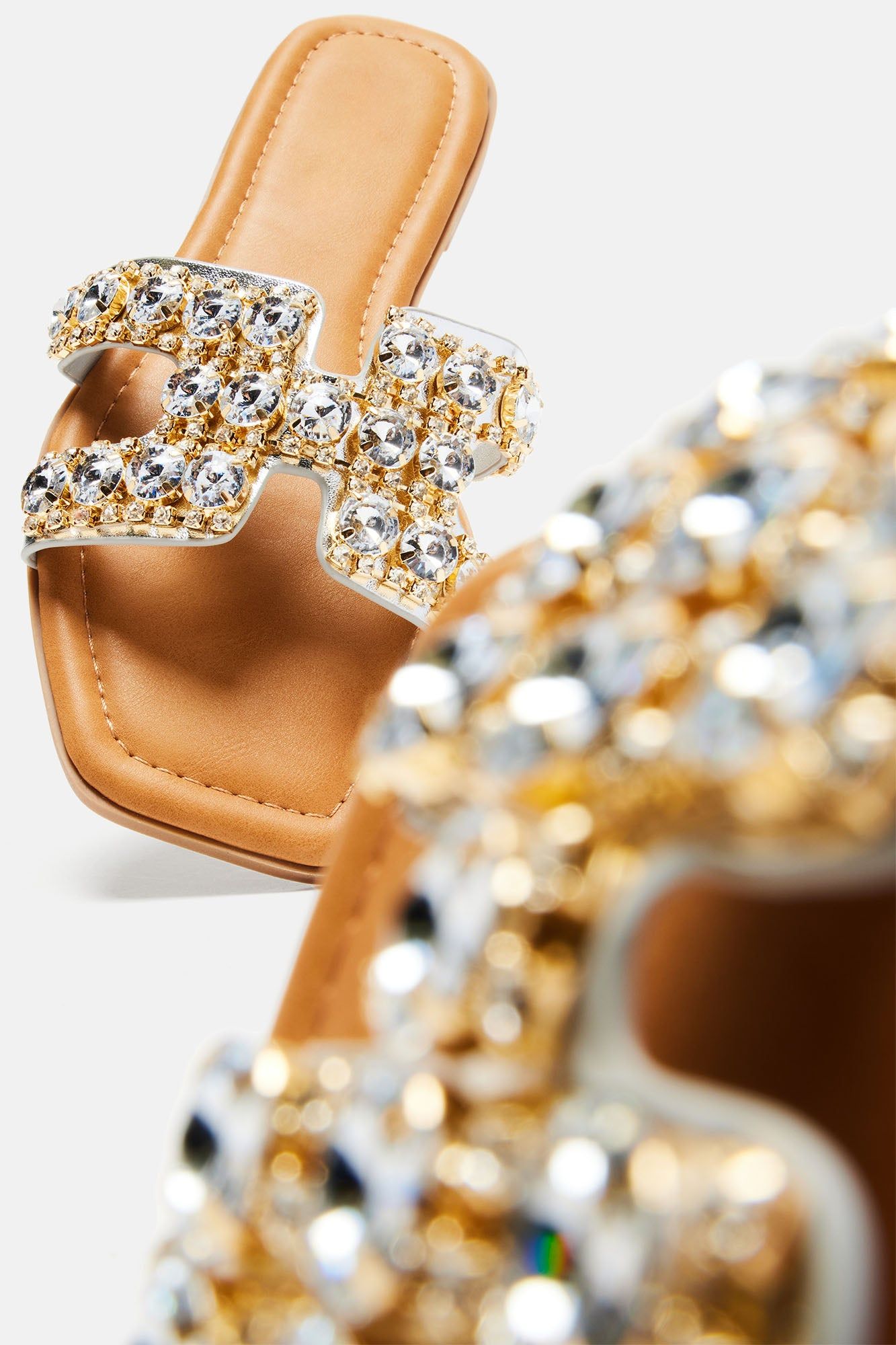 Noelle Flat Sandals - Silver sold by Fashion Nova product image thumbnail 4